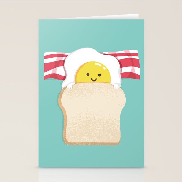Morning Breakfast Stationery Card Gallery Image 1