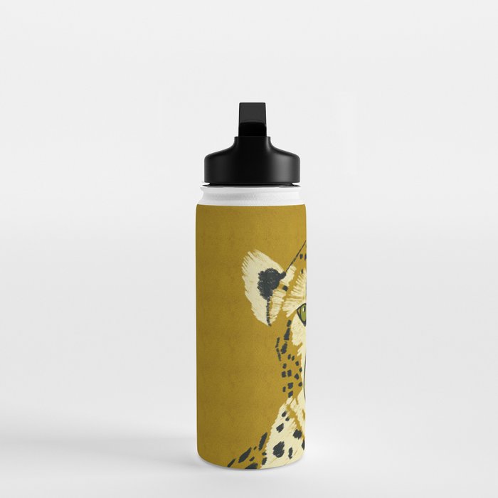 Big Cat Series - Cheetah Yellow Water Bottle Gallery Image 3