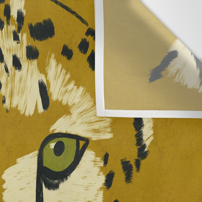 Big Cat Series - Cheetah Yellow Wall Tapestry Gallery Image 3