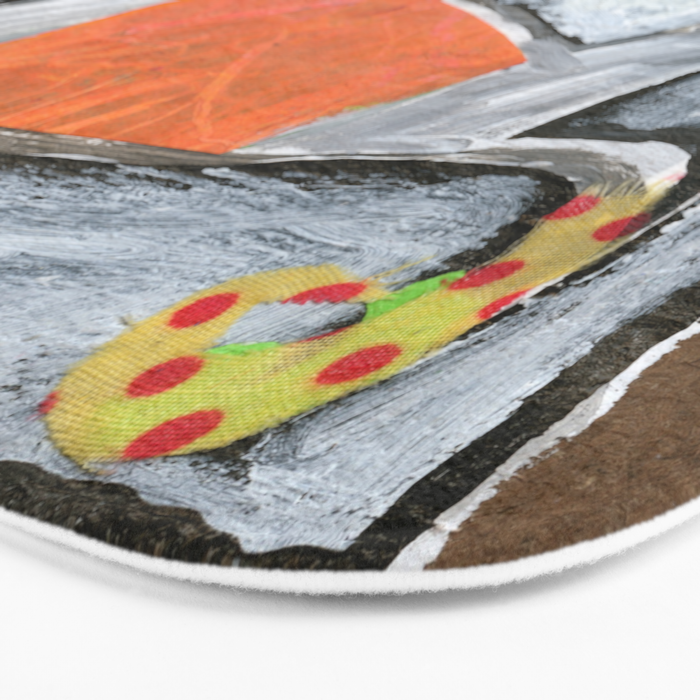 Orange Dog Bath Mat Gallery Image 3