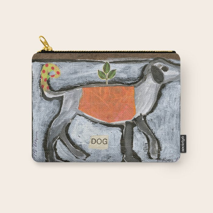 Orange Dog Carry All Pouch Gallery Image 1