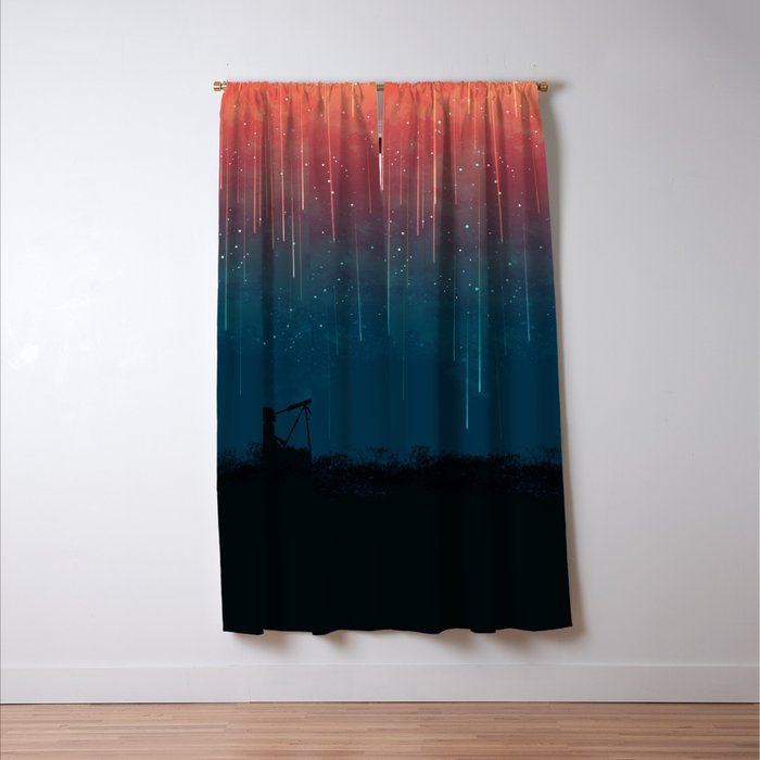 Meteor rain Window Curtain Gallery Image 3