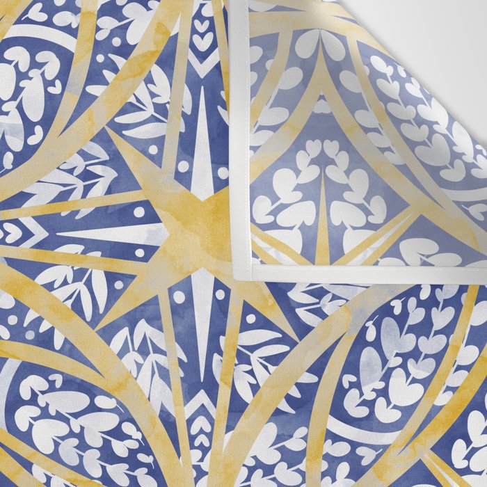 Tile wild leaves starry BY Wall Tapestry Gallery Image 3