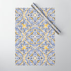 Tile wild leaves starry BY Wrapping Paper Gallery Image 1