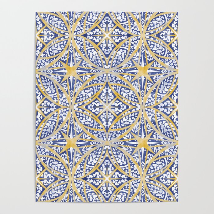 Tile wild leaves starry BY Poster Gallery Image 4