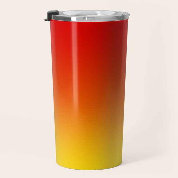 Red Orange and Gold Gradient Travel Mug Gallery Image 3