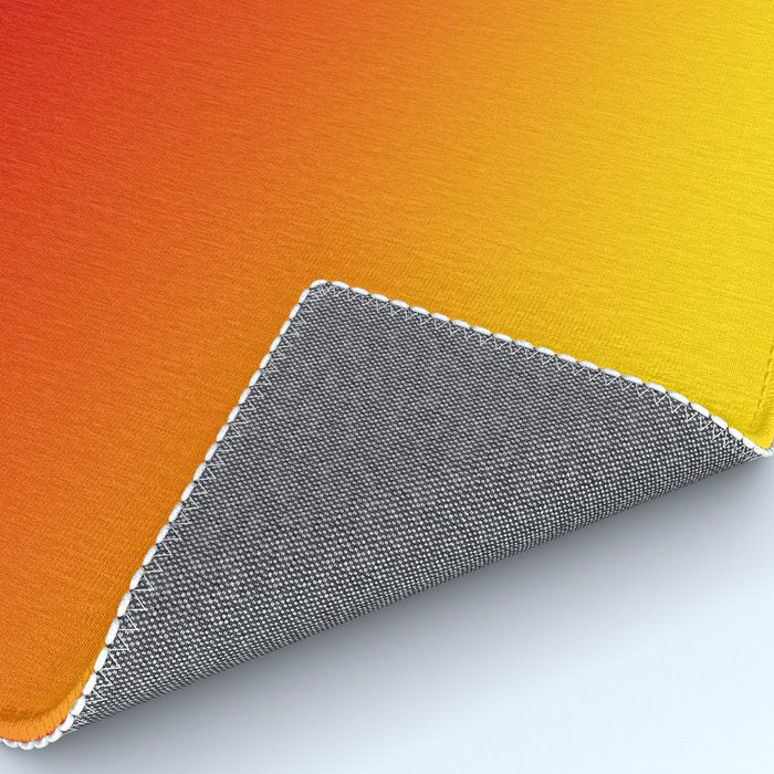 Red Orange and Gold Gradient Rug Gallery Image 4