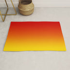 Red Orange and Gold Gradient Rug Gallery Image 1
