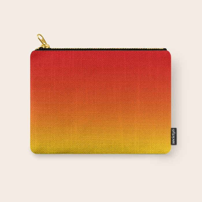 Red Orange and Gold Gradient Carry All Pouch Gallery Image 1