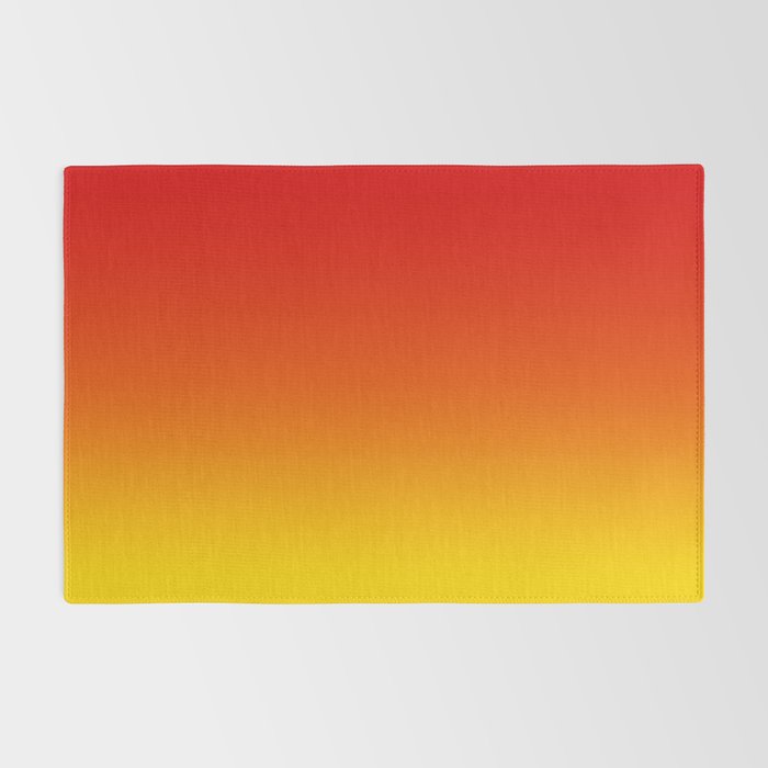 Red Orange and Gold Gradient Rug Gallery Image 2