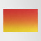 Red Orange and Gold Gradient Rug Gallery Image 2