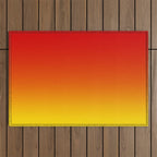 Red Orange and Gold Gradient Outdoor Rug Gallery Image 1