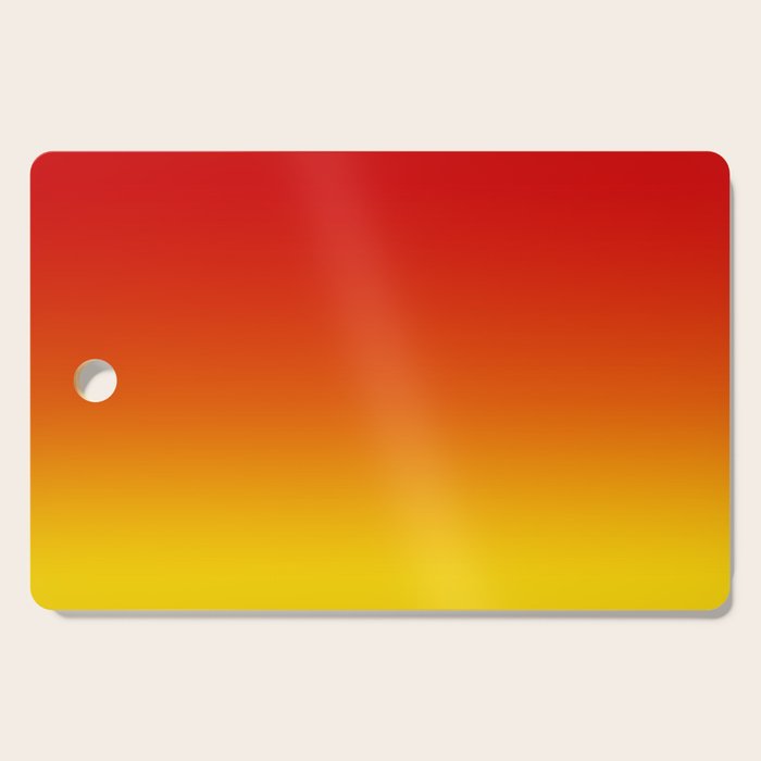 Red Orange and Gold Gradient Cutting Board Gallery Image 1