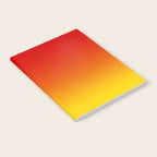 Red Orange and Gold Gradient Notebook Gallery Image 2
