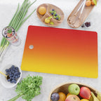 Red Orange and Gold Gradient Cutting Board Gallery Image 2