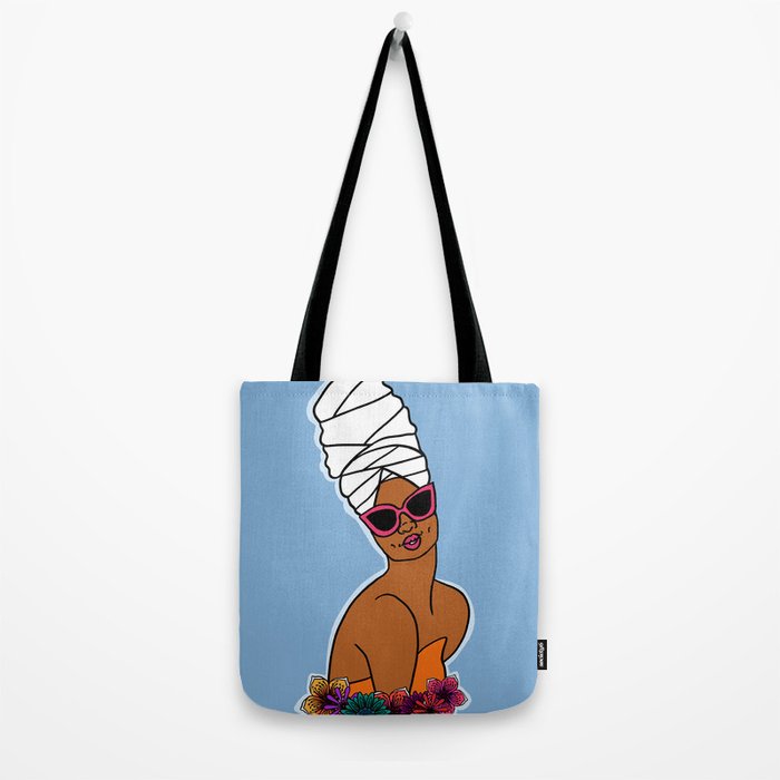 Ayana in Blue Tote Bag Gallery Image 2