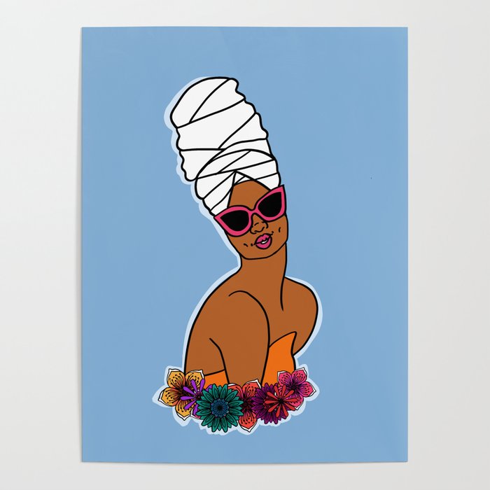 Ayana in Blue Poster Gallery Image 4