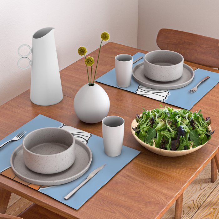 Ayana in Blue Placemat Gallery Image 2