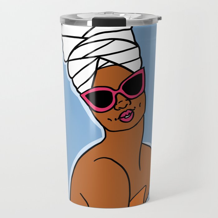 Ayana in Blue Travel Mug Gallery Image 1