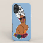 Ayana in Blue iPhone Case Gallery Image 1