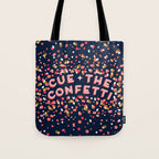 Cue the Confetti - Navy Palette Tote Bag Gallery Image 1