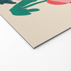Poppy flowers and bird Welcome Mat Gallery Image 2