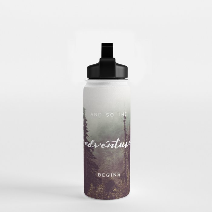 And So The Adventure Begins - Pacific Northwest Water Bottle Gallery Image 2