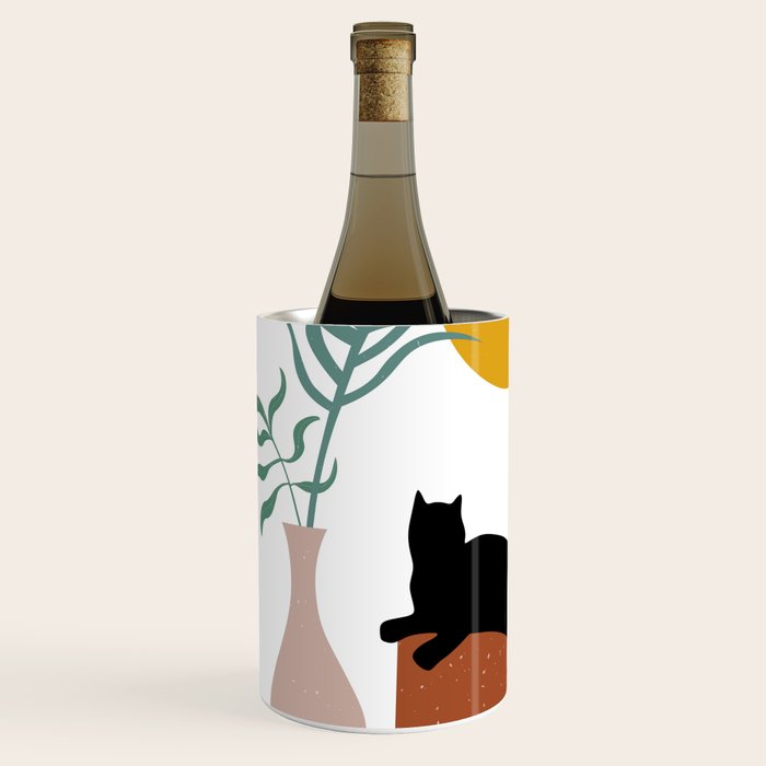 The Cat and The Sun II Wine Chiller Gallery Image 2