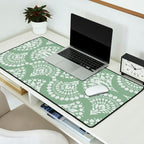 Sage Green Ornate Boho Desk Mat Gallery Image 2