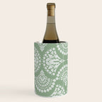 Sage Green Ornate Boho Wine Chiller Gallery Image 2