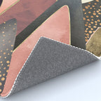 Pink and Gold Peaks Rug Gallery Image 4
