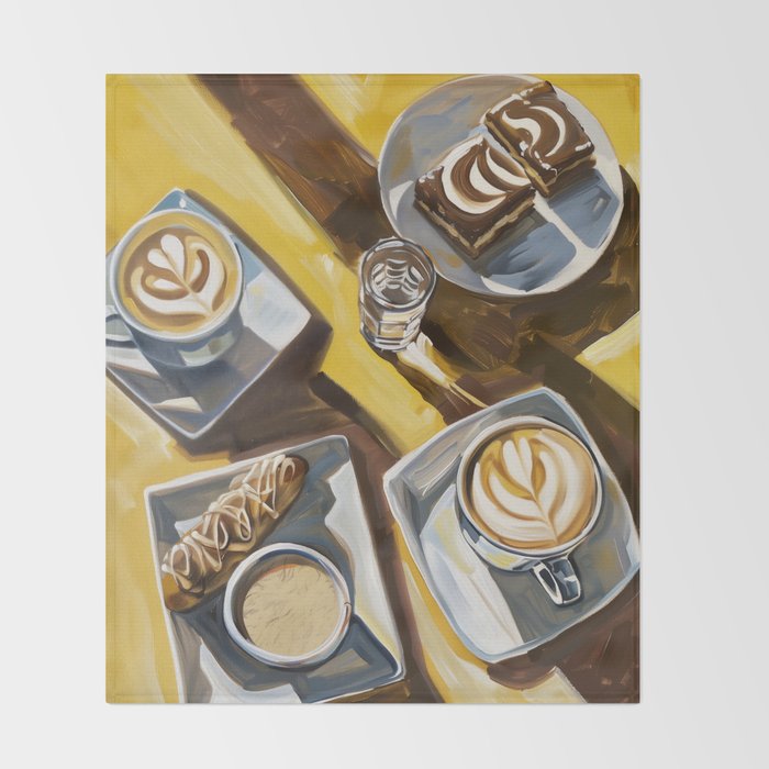 Coffee, Sweets and Sunlight Throw Blanket Gallery Image 2
