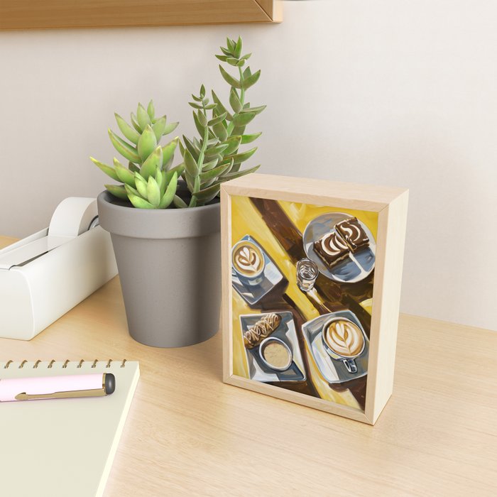 Coffee, Sweets and Sunlight Mini Art Print Gallery Image 2