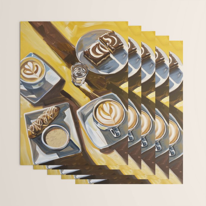 Coffee, Sweets and Sunlight Wrapping Paper Gallery Image 3