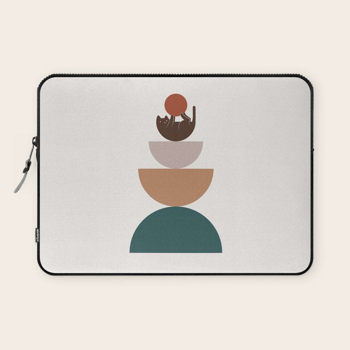Cat Landscape 82 Laptop Sleeve Gallery Image 1