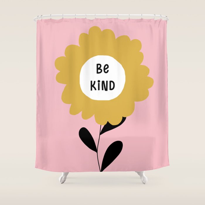 Be Kind Shower Curtain Gallery Image 1
