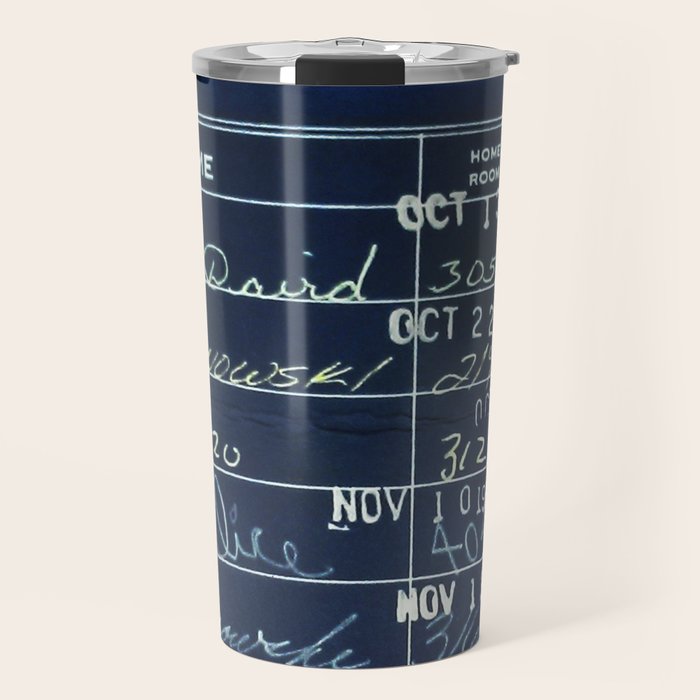 Library Card 23322 Negative Travel Mug Gallery Image 1