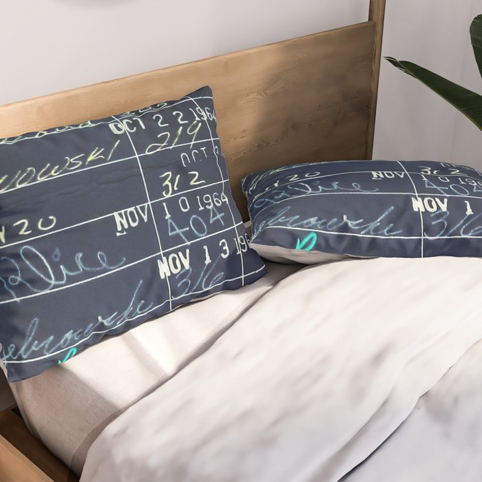 Library Card 23322 Negative Pillow Sham Gallery Image 2