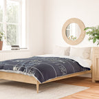 Library Card 23322 Negative Duvet Cover Gallery Image 2