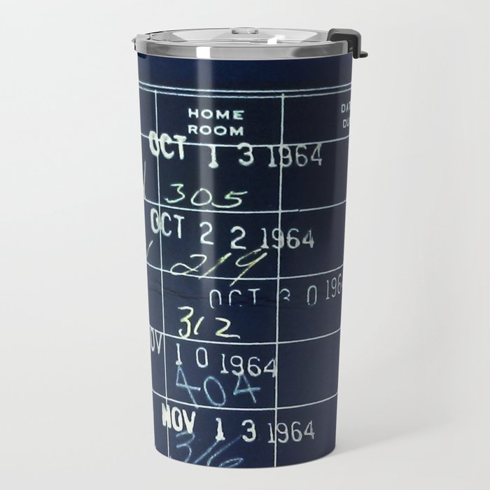 Library Card 23322 Negative Travel Mug Gallery Image 2