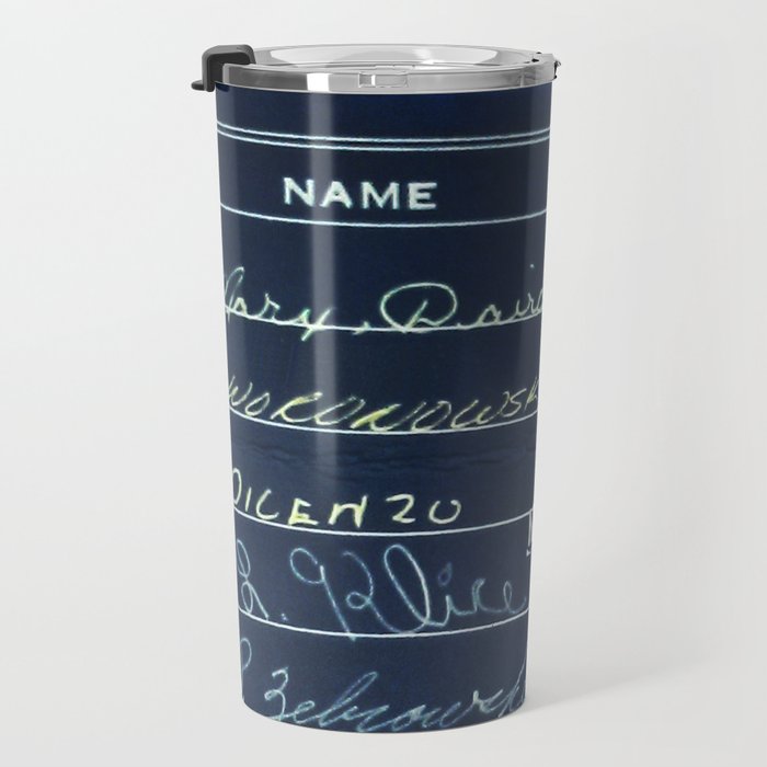 Library Card 23322 Negative Travel Mug Gallery Image 3