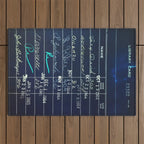 Library Card 23322 Negative Outdoor Rug Gallery Image 1