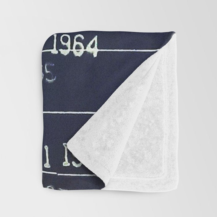 Library Card 23322 Negative Throw Blanket Gallery Image 3