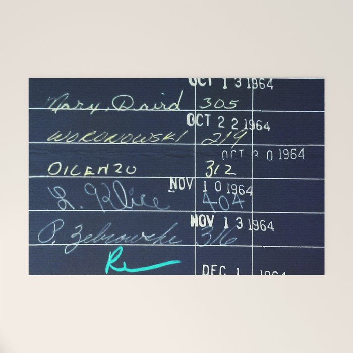 Library Card 23322 Negative Welcome Mat Gallery Image 1