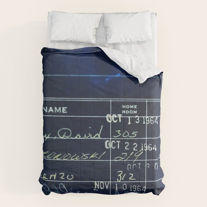 Library Card 23322 Negative Comforter Gallery Image 6