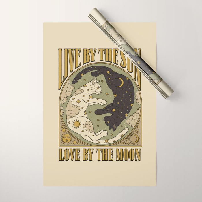 Sun and Moon Wrapping Paper Gallery Image 1
