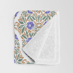 Elegant Flora Artistry Throw Blanket Gallery Image 3