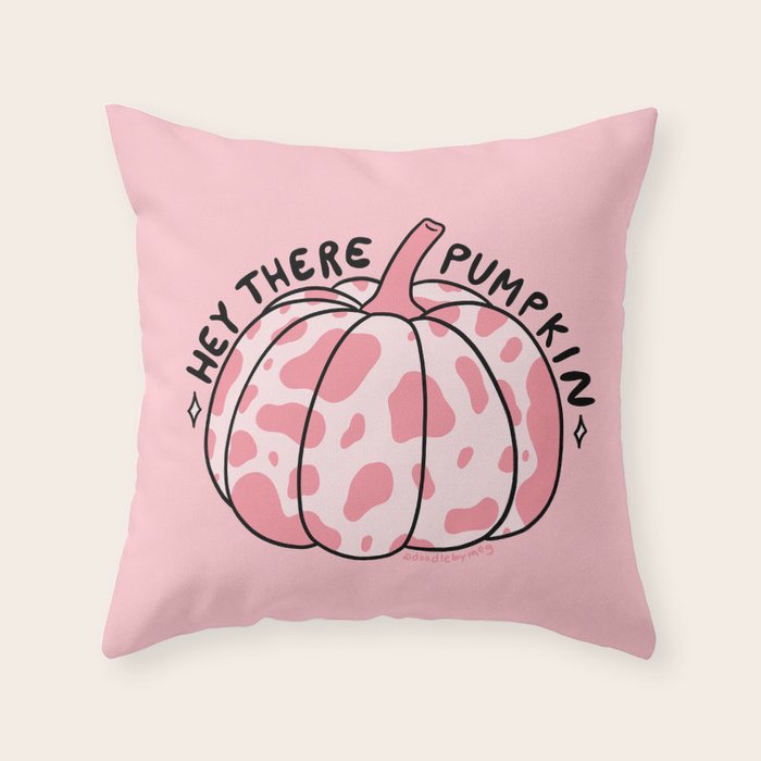 Hey There Pumpkin Throw Pillow Gallery Image 6