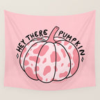 Hey There Pumpkin Wall Tapestry Gallery Image 4