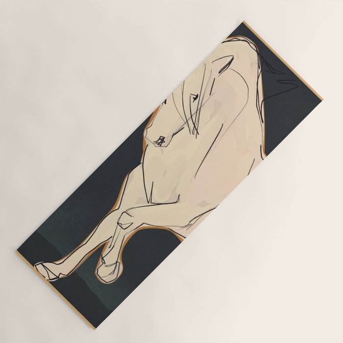 White Horse 2 Yoga Mat Gallery Image 1